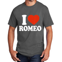 I Love Romeo, I Heart Romeo, Red Heart Valentine T Basic T-shirt | Artistshot