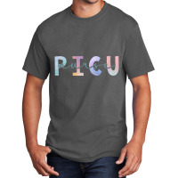 Mens Pediatric Nurse Pici Nurse Groovy Nursing Sch Basic T-shirt | Artistshot