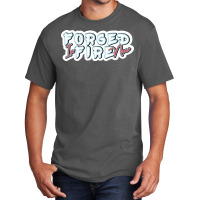 Forged In Fire Now Lettering Red Basic T-shirt | Artistshot