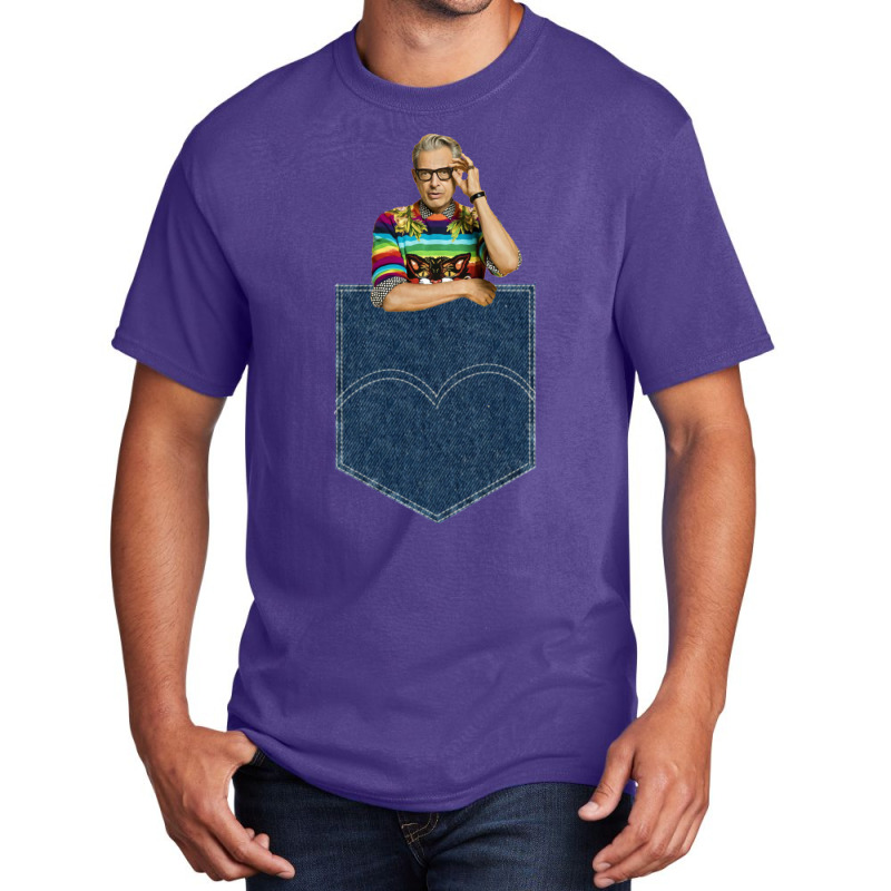 Pocket Jeff Goldblum Basic T-shirt by jepthabaabiw | Artistshot