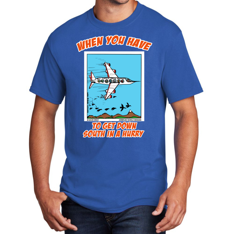 Bird Migration Service Airline Funny Animal Novelt Basic T-shirt | Artistshot