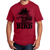 Gangster Bird With Hat And Cigar Aesthetic Basic T-shirt | Artistshot