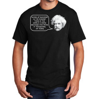 Mark Twain On Smoking 70s Basic T-shirt | Artistshot