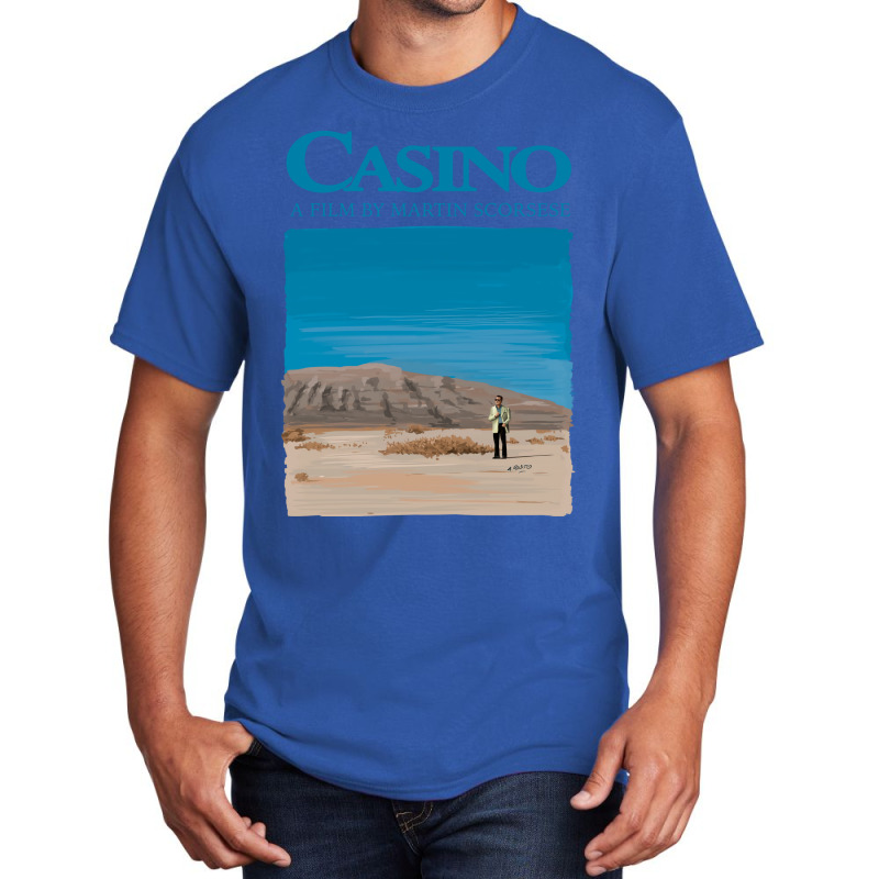 Casino Blue Basic T-shirt | Artistshot