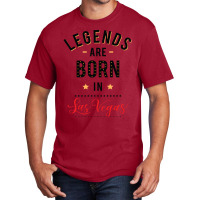 Legends Are Born In Las Vegas Tumblr Basic T-shirt | Artistshot