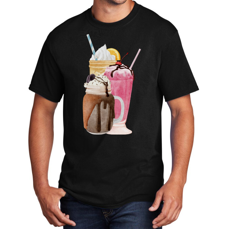 Milkshakes Summer Aesthetic Basic T-shirt | Artistshot