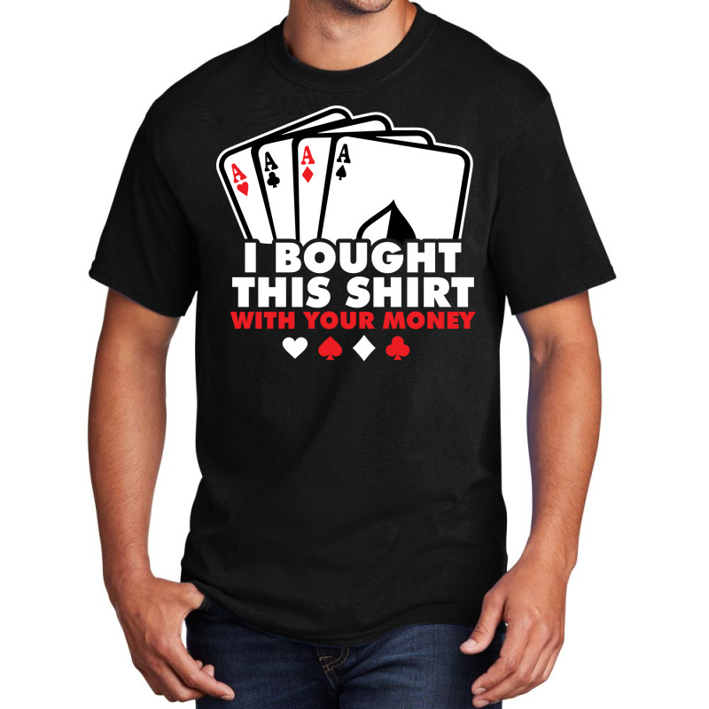 Casino Poker Vegas Omaha Texas Holdem Gambler Trav Basic T-shirt | Artistshot