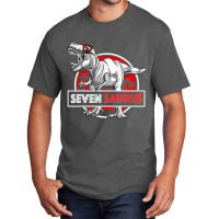 I Am Seven Saurus 7 Yrs Old T Rex For Boys 7th Bir Basic T-shirt | Artistshot