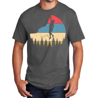 Vintage Rock Climbing T  Mountain Climber Gift Basic T-shirt | Artistshot