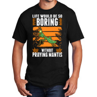 Praying Mantis 80s Basic T-shirt | Artistshot