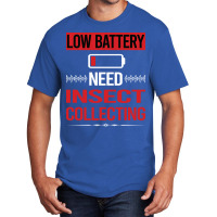 Low Battery Insect Collecting Girl Basic T-shirt | Artistshot