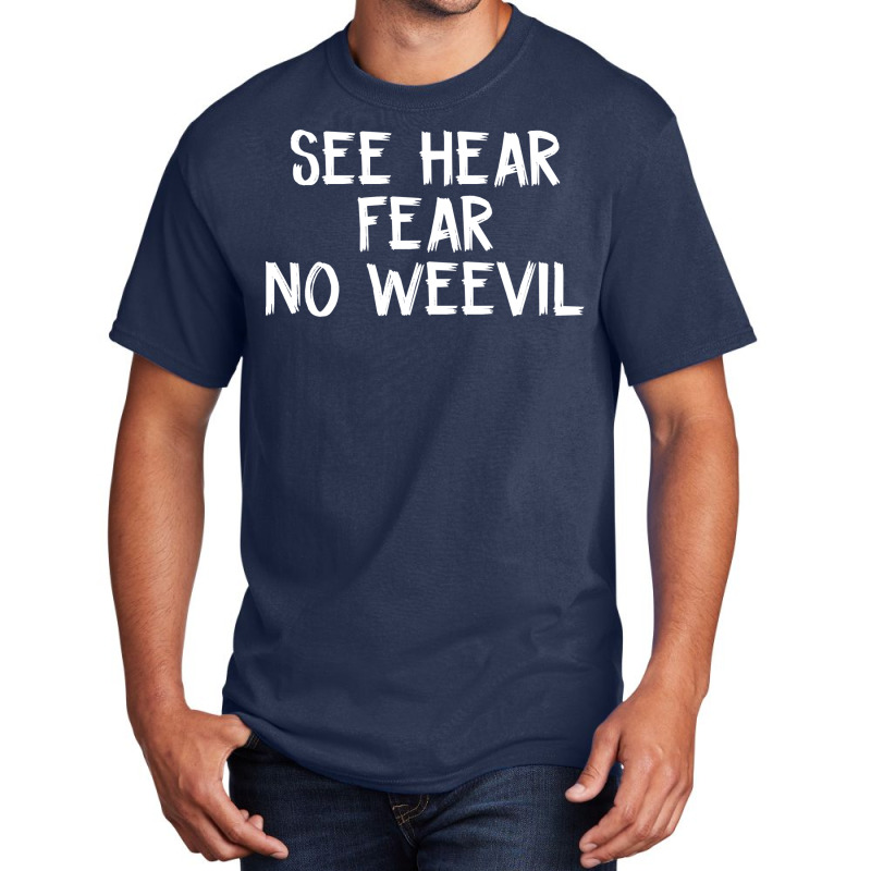 See Hear Fear No Weevil Retro Basic T-shirt | Artistshot