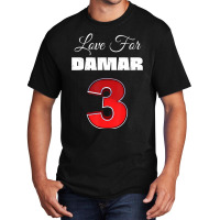 Love For Damar 3 Shirt Damar We Are With You Damar Basic T-shirt | Artistshot