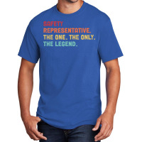 Safety Representative The One The Legend Design Basic T-shirt | Artistshot