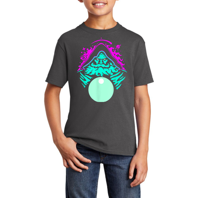 Pondering My Orb Wizard Ponders Magical Fantasy Co Basic Youth T-shirt | Artistshot