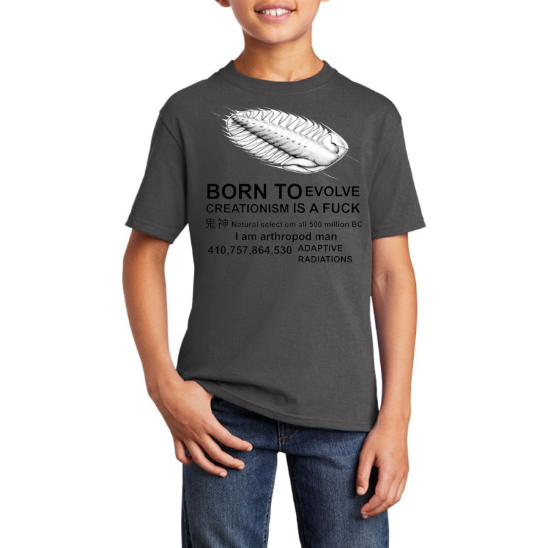 Born To Evolve Creationism Basic Youth T-shirt by adarandella | Artistshot