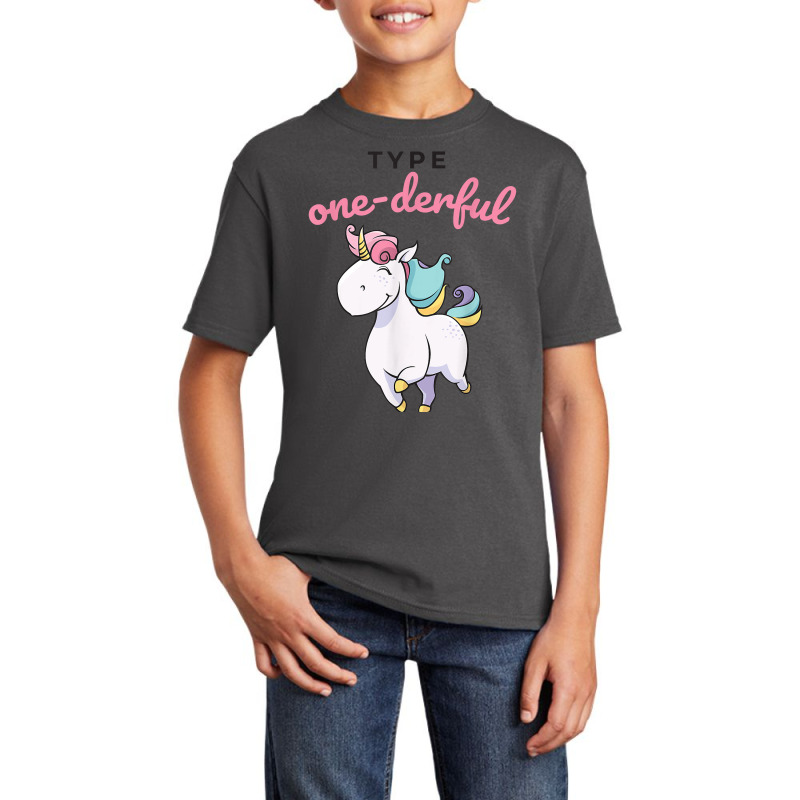 Type Onederful Shirt Type 1 Diabetes Awareness Uni Basic Youth T-shirt by ewubea | Artistshot