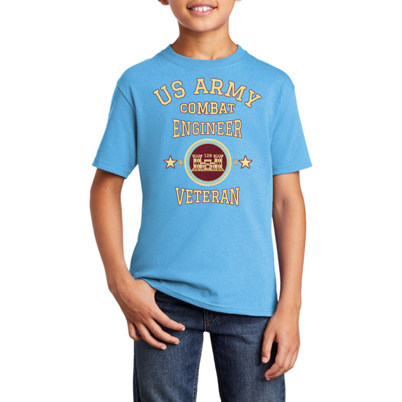 Us Army Combat Engineer Army Corps Of Engineers Gi Basic Youth T-shirt by karynadreck | Artistshot