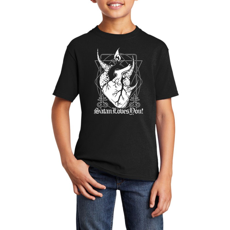 Satan Loves Basic Youth T-shirt by rastyrocl | Artistshot