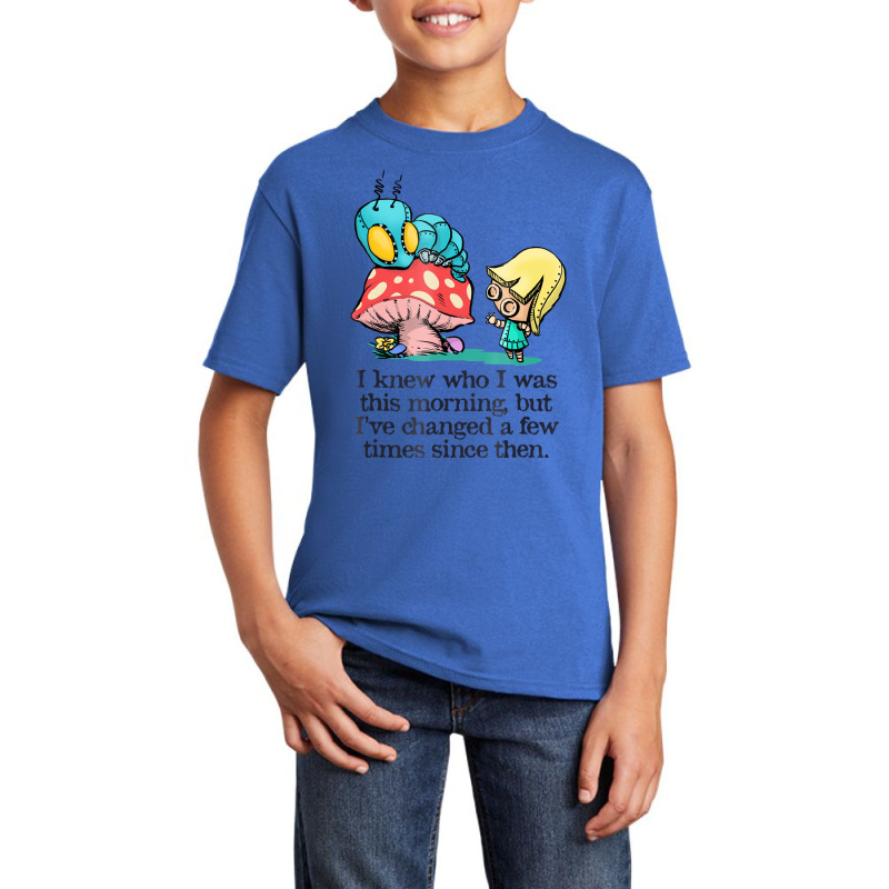 Cute Kids Gift Shirt Robot Alice In Wonderland Basic Youth T-shirt | Artistshot