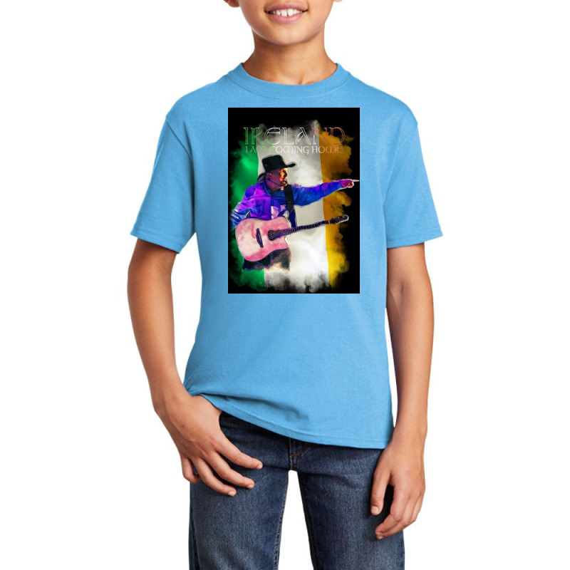 Garth Brooks Ireland Poster Basic Youth T-shirt by dougbunger | Artistshot