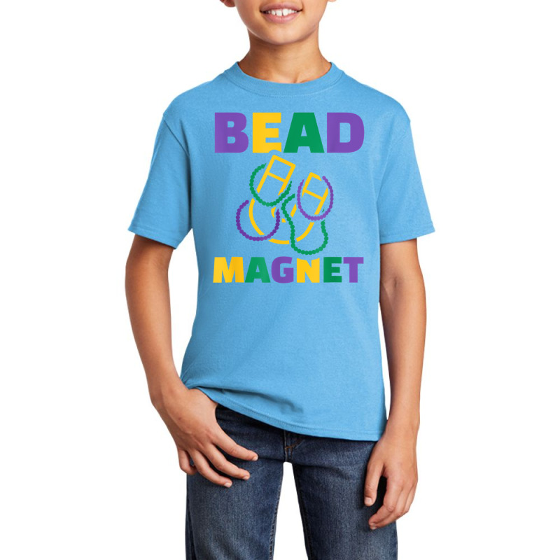 Mardi Gras Bead Magnet T Shirt Basic Youth T-shirt | Artistshot