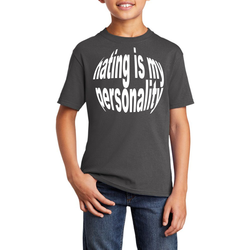 Dating Is My Personality Basic Youth T-shirt by degetwo | Artistshot