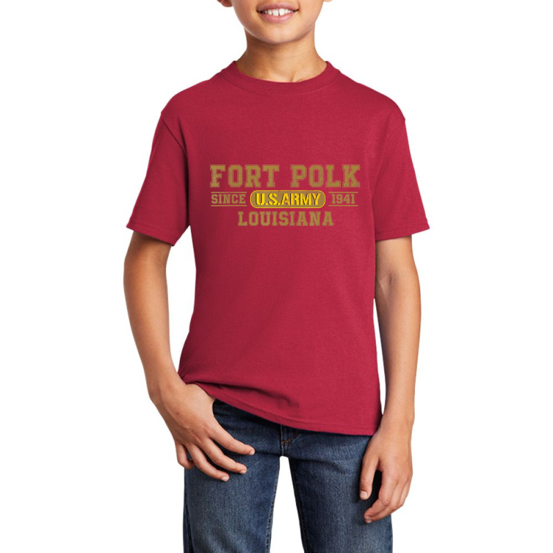 Fort Polk Louisiana T Shirt Basic Youth T-shirt by voutsro | Artistshot