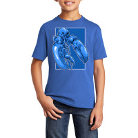 Funny Jumpscare Lobster Meme Blue Crustacean Pullo Basic Youth T-shirt | Artistshot