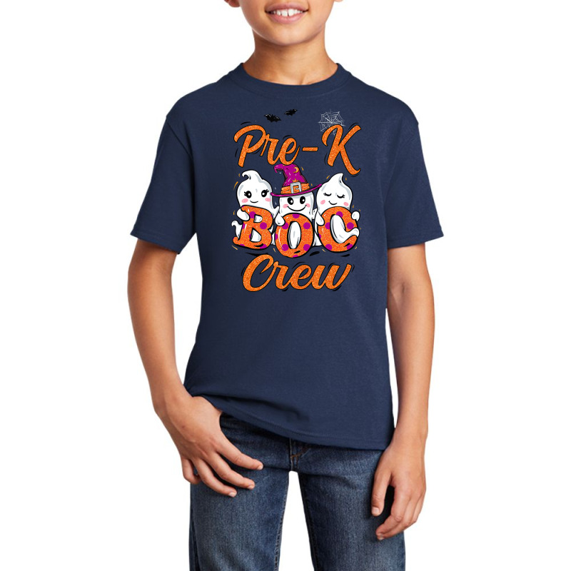 Funny Halloween Costume Pre K Boo Crew Pre K Boys Basic Youth T-shirt | Artistshot