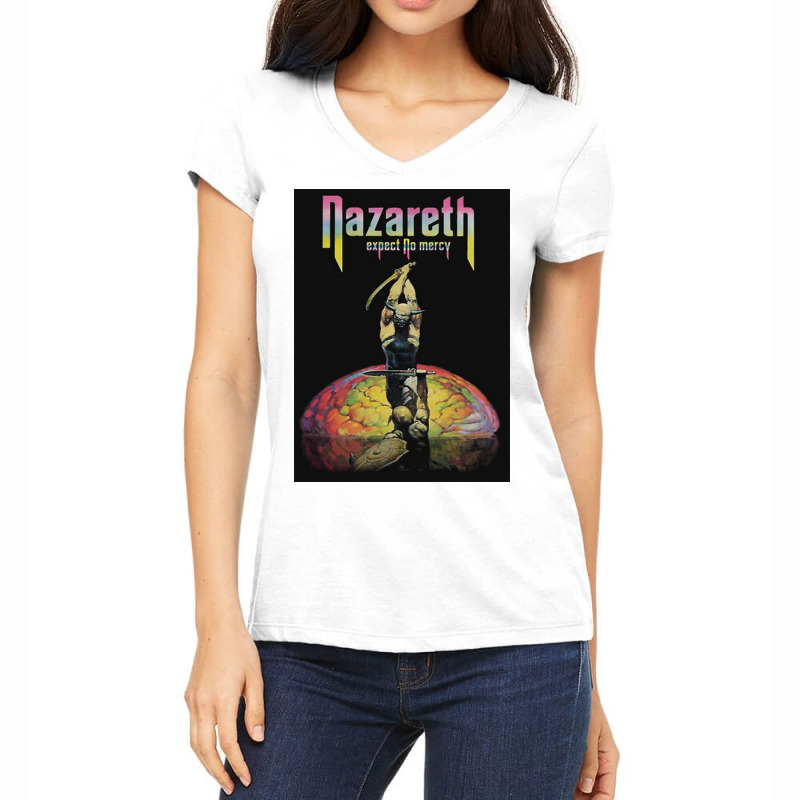 Nazareth Women's V-Neck T-Shirt by asugiarto | Artistshot