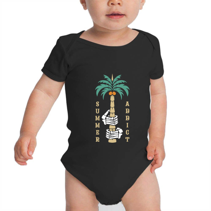 Summer Addict Baby Bodysuit by Mangustudio | Artistshot