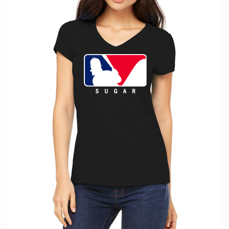 Sugar League! Women's V-Neck T-Shirt by Raffiti | Artistshot