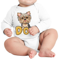 Dog   Retro Line Art Design 11 Long Sleeve Baby Bodysuit | Artistshot