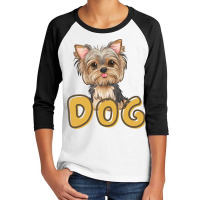 Dog   Retro Line Art Design 11 Youth 3/4 Sleeve | Artistshot