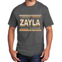 Zayla Gift Name Funny Retro Vintage Birthday & Chr Basic T-shirt | Artistshot