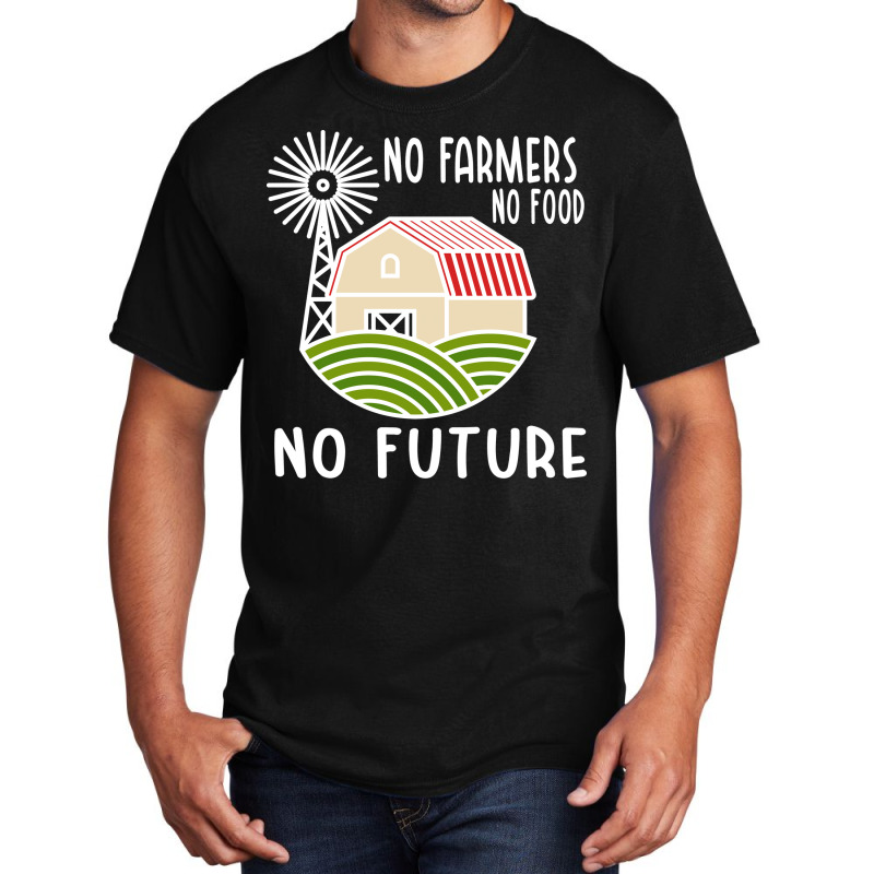 No Farmers Food Future Activist Activism For Gifts Basic T-shirt | Artistshot