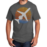 Vintage Regional Airliner Sun Nostalgia Basic T-shirt | Artistshot