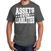 Assets Over Liabilities 70s Basic T-shirt | Artistshot