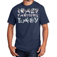 Crazy Farming Lady Cool Basic T-shirt | Artistshot