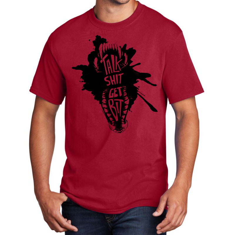 Talk Shit Get Bit Nature Basic T-shirt | Artistshot