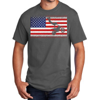 American Flag Motocross Dirtbike Motorcycle Fans 8 Basic T-shirt | Artistshot