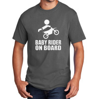 Baby Rider On Board Basic T-shirt | Artistshot