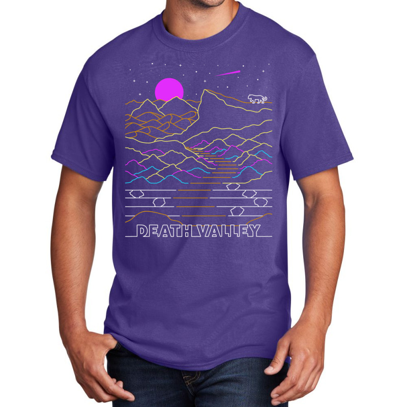 Vintage Death Valley National Park   Retro Califor Basic T-shirt | Artistshot