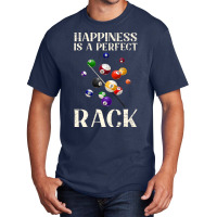 Happiness Is A Perfect Rack Billiards 2 Basic T-shirt | Artistshot