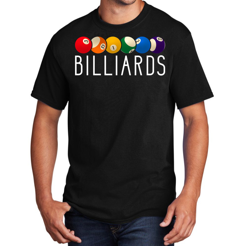 Billiards Balls Pool Player Basic T-shirt | Artistshot