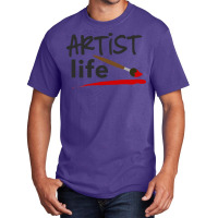 Artist Life Aesthetic Basic T-shirt | Artistshot