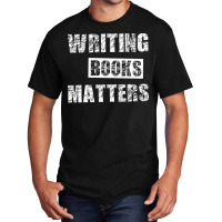 Book Writer Girl Basic T-shirt | Artistshot