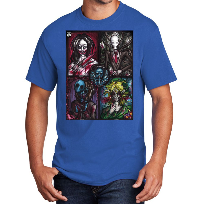 Creepypasta Basic T-shirt by maoznzenzew | Artistshot