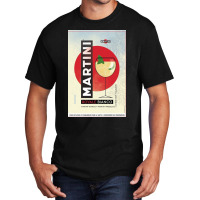 Vintage Pub   Martini Aperitif Basic T-shirt | Artistshot